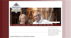 Desktop Screenshot of guetersloher-brauhaus.de