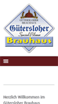 Mobile Screenshot of guetersloher-brauhaus.de